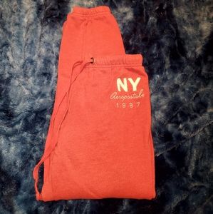 Black/Red Aeropastle joggers